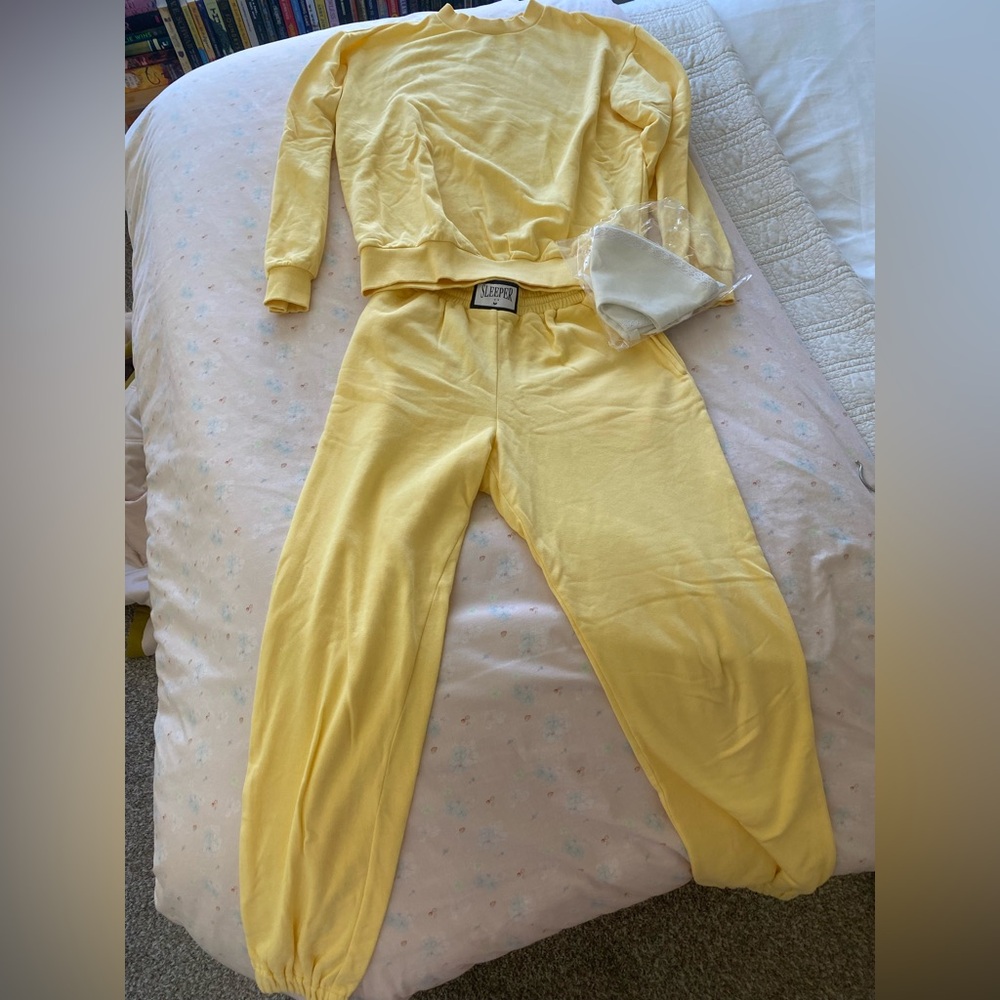 Yellow Sleeper Diana Athpleasure Sweatsuit